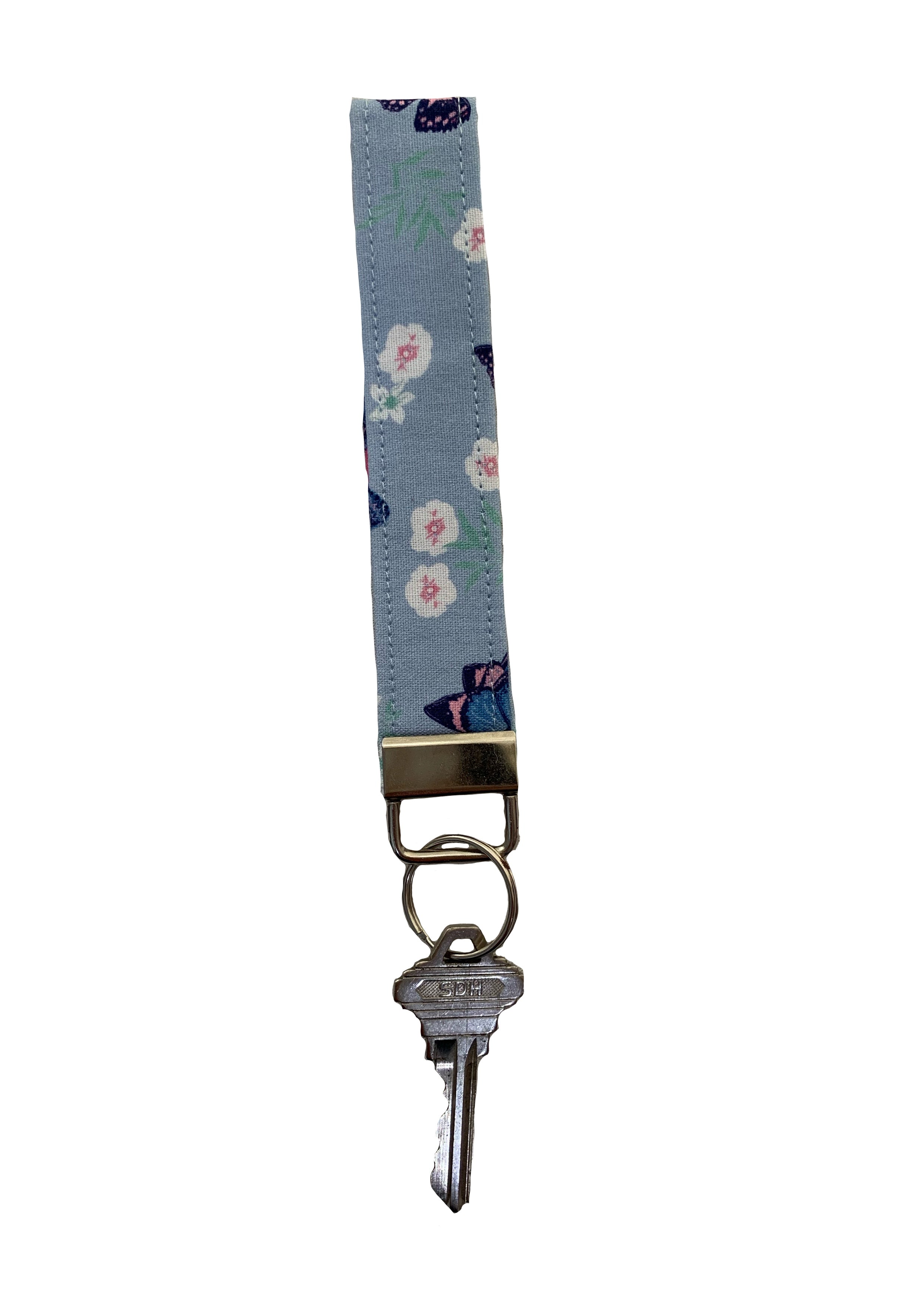 Floral Butterfly Key Fob