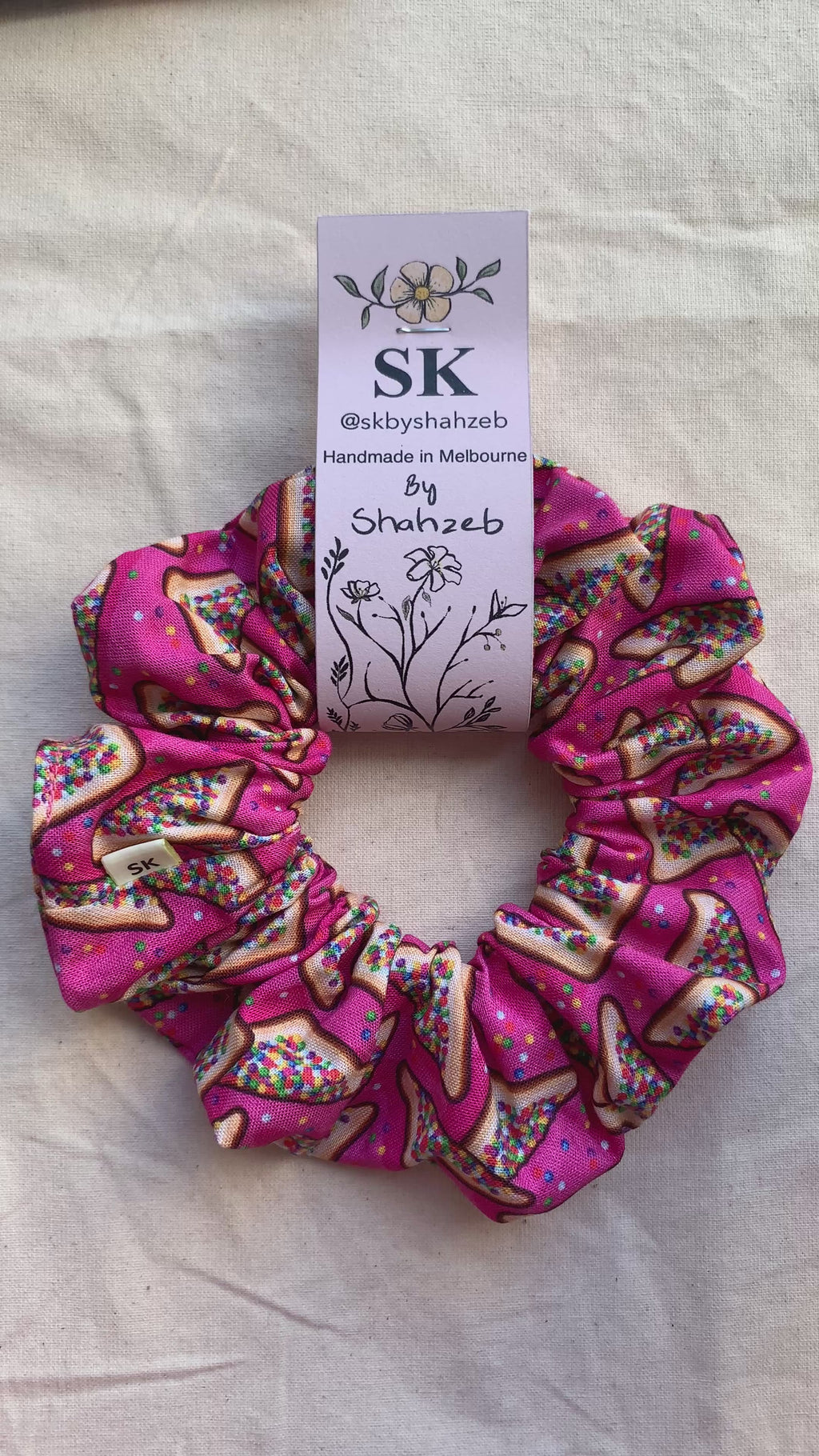 Fairy Bread Scrunchie
