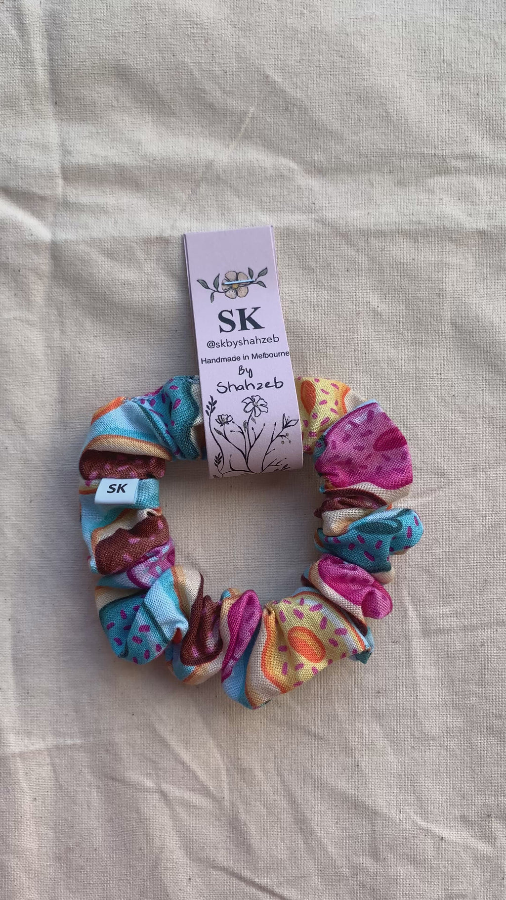 Donut Scrunchie
