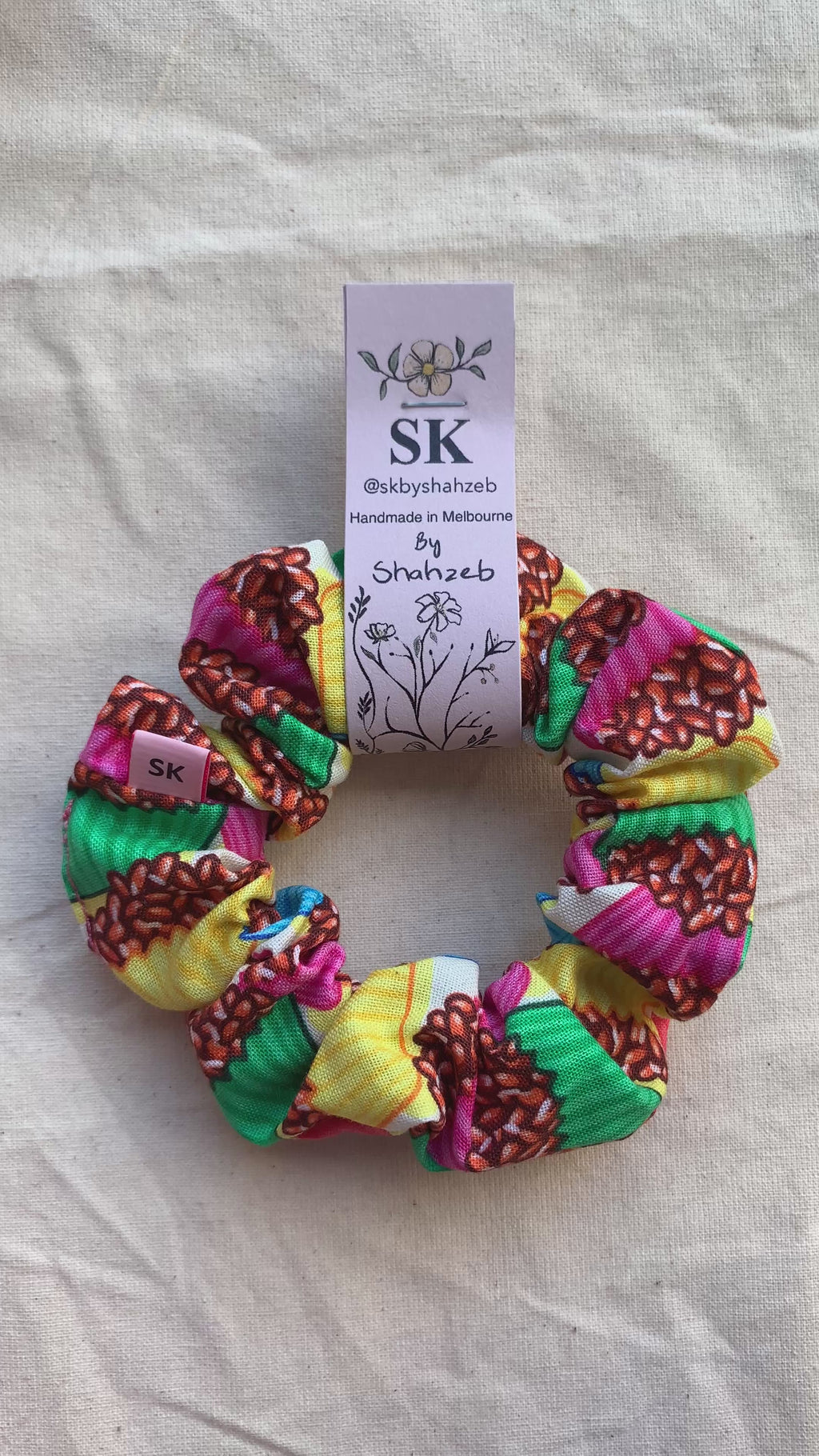Cupcake Scrunchie