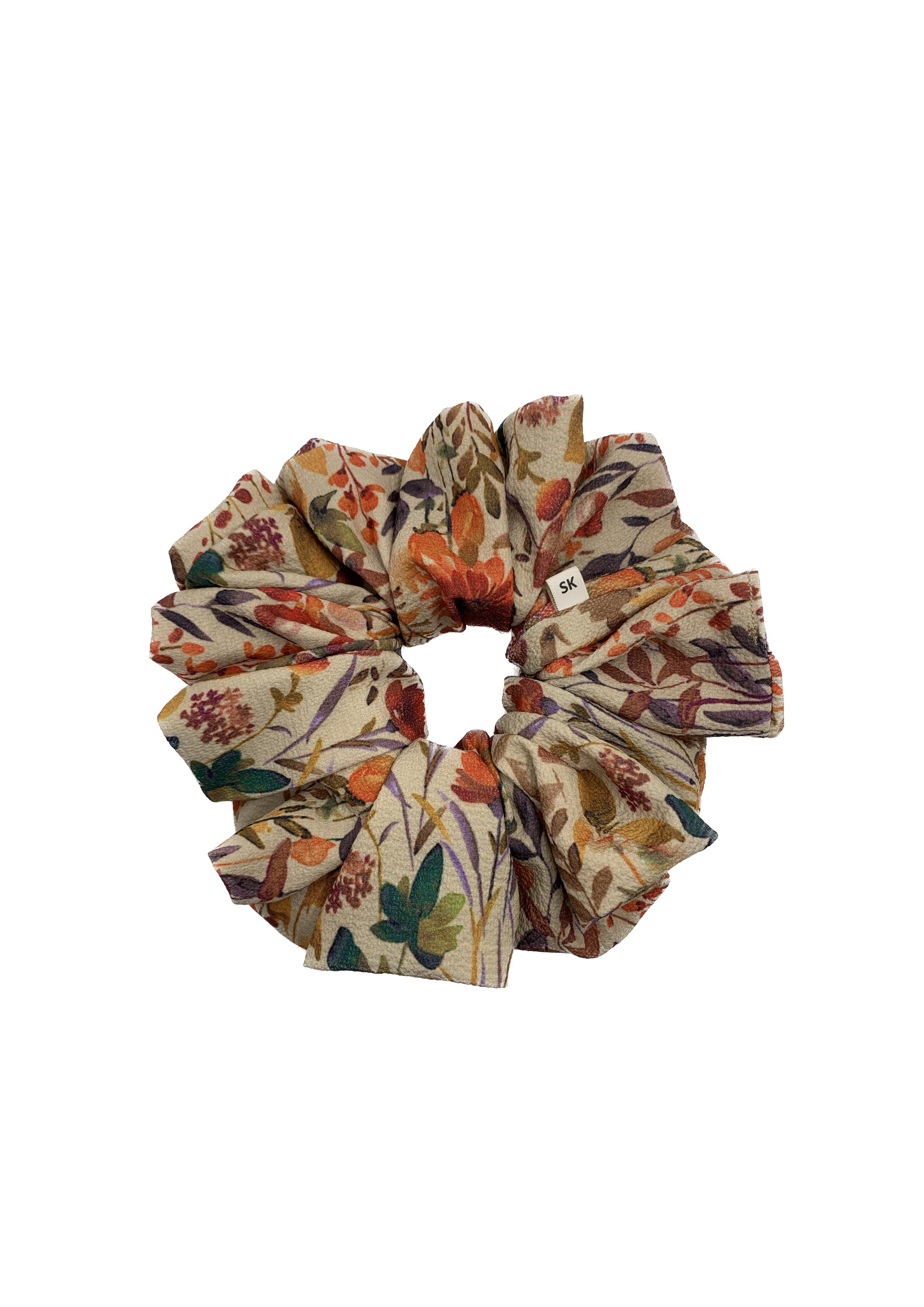 XXL Floral Scrunchie